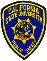 CALIFORNIA STATE UNIVERSITY - POLICE Shoulder Patch